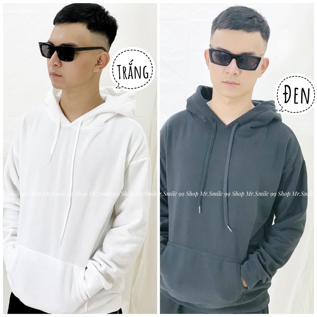 Áo Hoodie Trơn ️ Unisex Nam Nữ ️ MR SMILE 99 SHOP