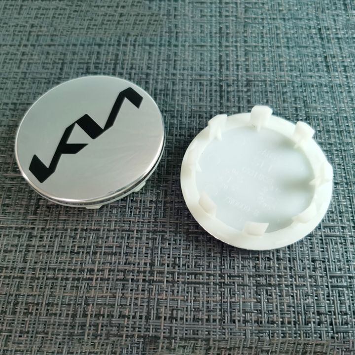 Logo chụp mâm, ốp lazang bánh xe ô tô Kia đường kính 58mm - KX3-58