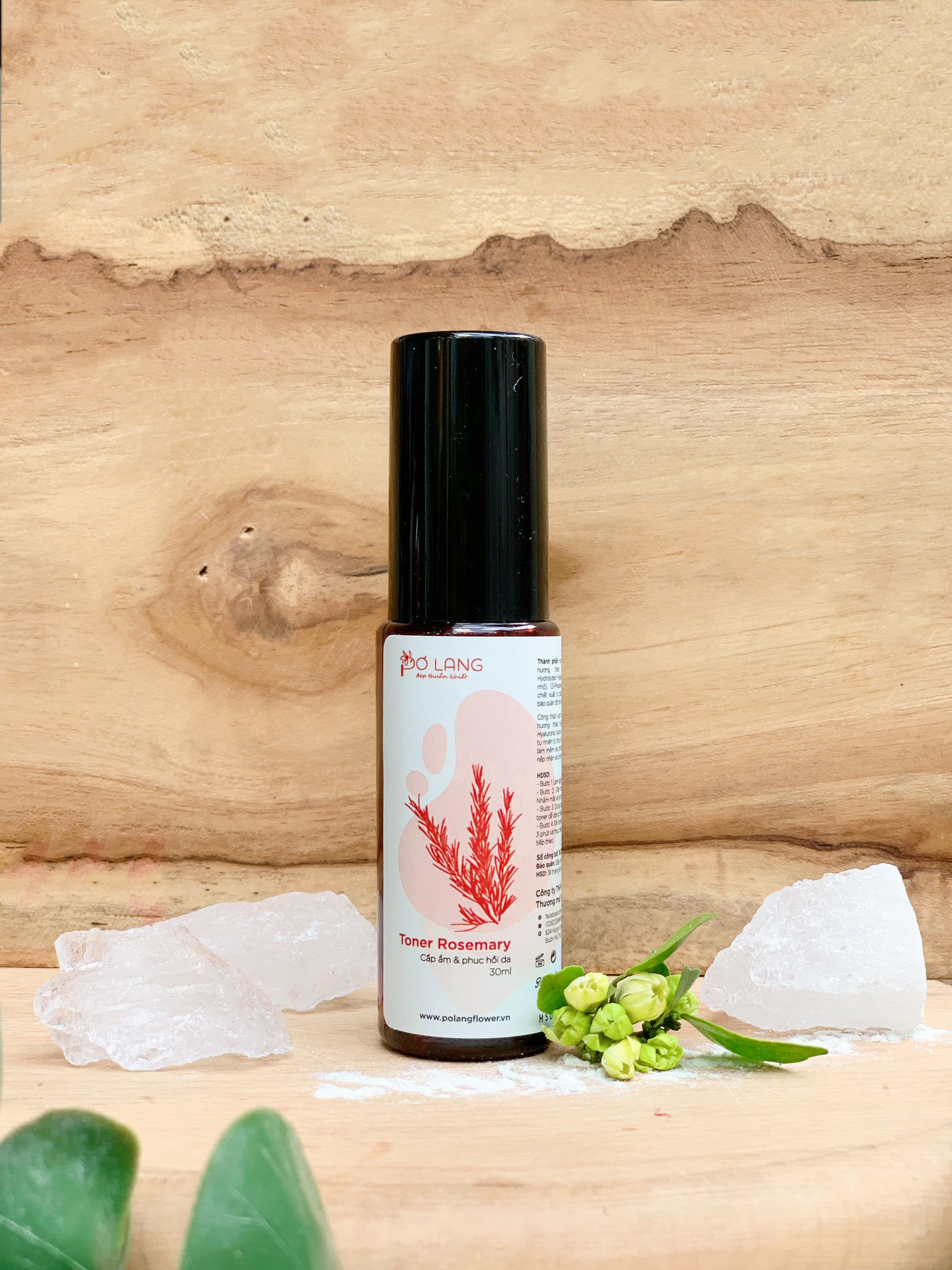 Toner Pơ Lang cấp ẩm và cân bằng da Hương Thảo 30ml