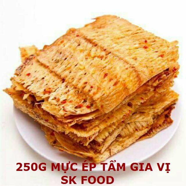 COMBO 2 HŨ MỰC HẤP CỐT DỪA - MỰC ÉP TẨM GIA VỊ SKFOOD 500G