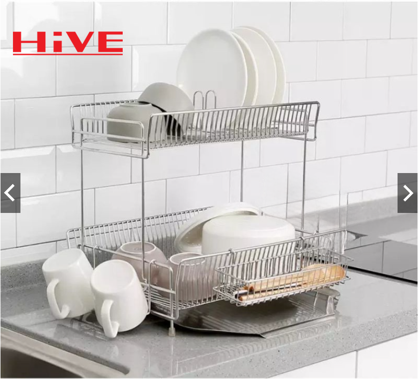 Giá úp chén bát HiVE DI inox 304 Hàn Quốc Cao Cấp