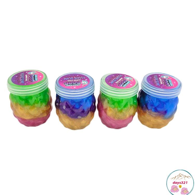 Slime HỘP HÌNH DỨA GALAXY mix 3 màu cực đẹp thiết kế độc đáo ấn tượng Đồ chơi Slam Gudetama