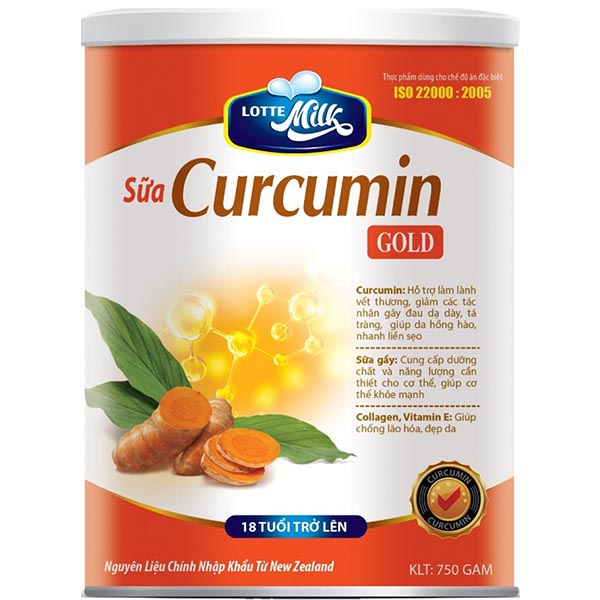 Sữa LOTTEMILK CURCUMIN GOLD