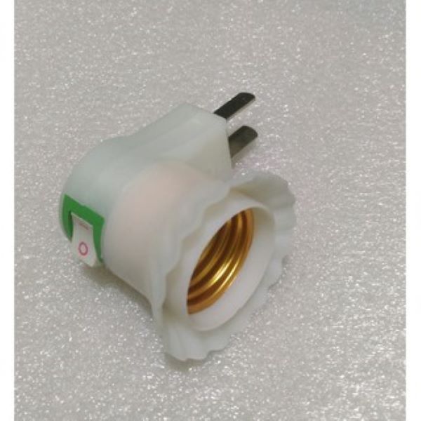 Đui đèn phích cắm + công tắc E27
