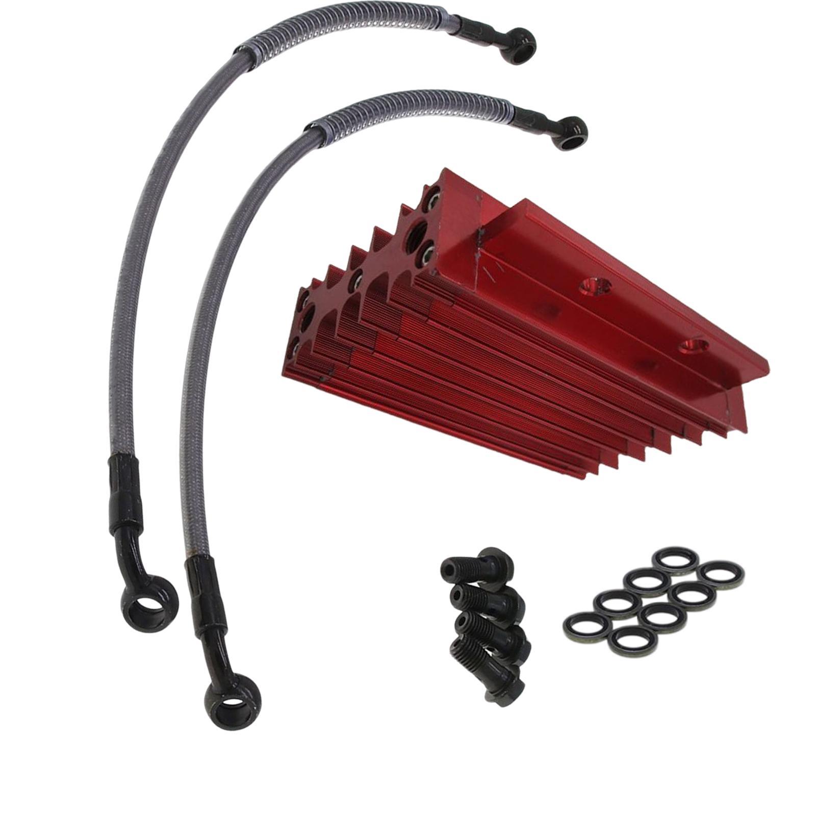 Oil Cooler, Aluminum Oil Cooler Radiator for Monkey 125cc 140cc Professional