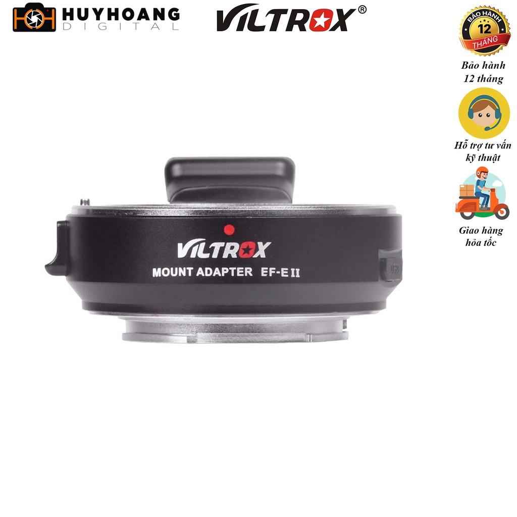 Ngàm chuyển AF Viltrox EF-E II (0.71x) cho ống kính Canon EF series trên máy ảnh Sony E-mount (APS-C) Hàng nhập khẩu