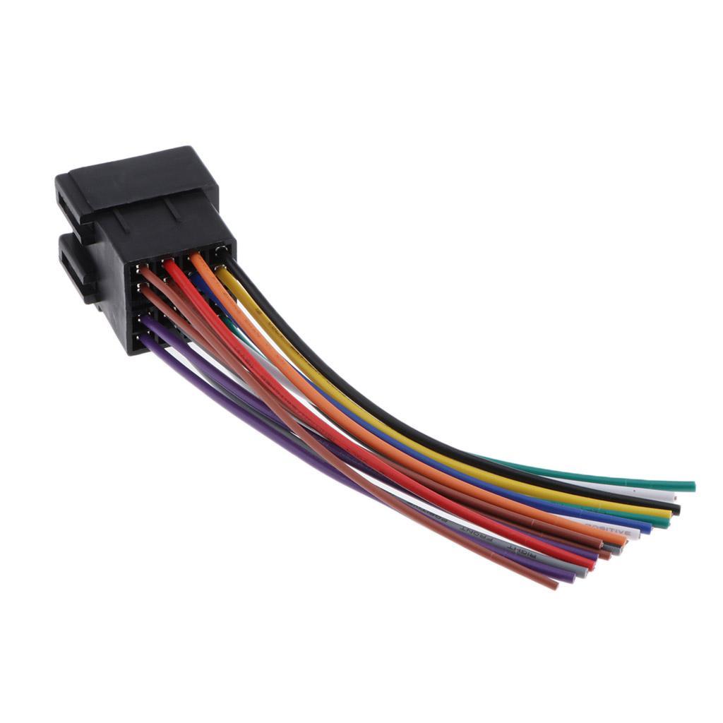 Car Stereo Male Socket Radio ISO Wire Harness Adapter For   a4 96-99