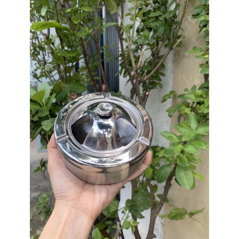 Gạt tàn inox dạng xoay