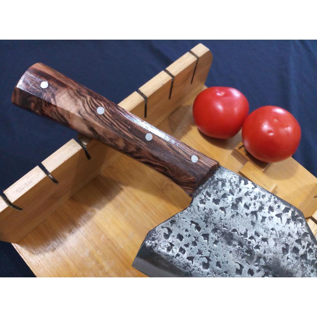 DAO BẾP PHÚC SEN - DAO BẾP THÁI CHẶT MẶT HOA VĂN MÃ N2 ĐỘC 6996 topcomshop vn