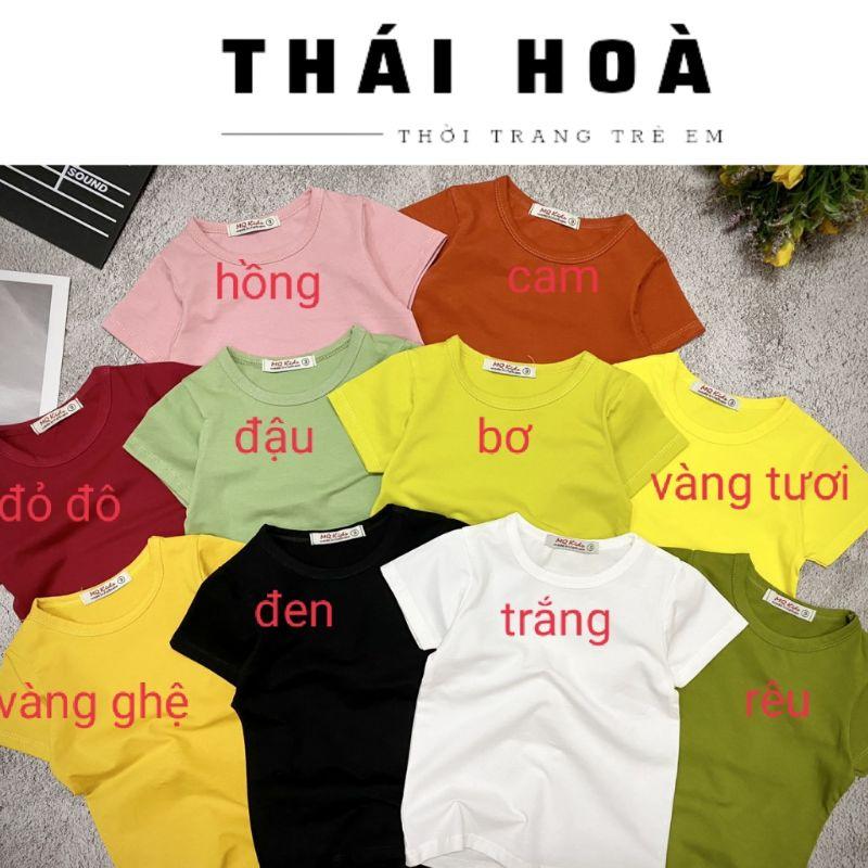 Áo thun trơn trẻ em 7_20kg