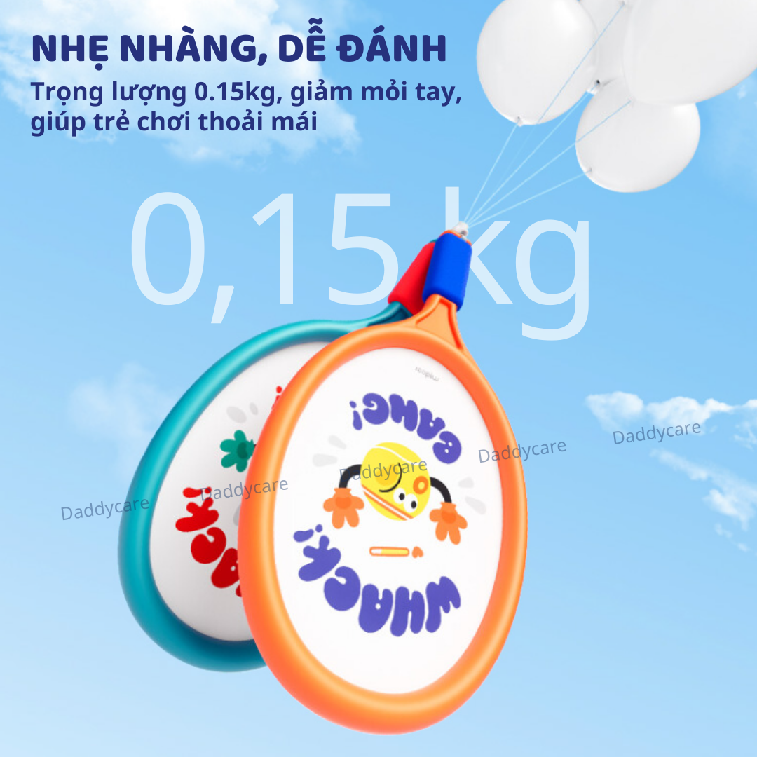 Vợt cầu lông vợt tennis cho trẻ em Mideer Kids Entry-Level Racket 2 in 1, Đồ chơi thể thao cho bé