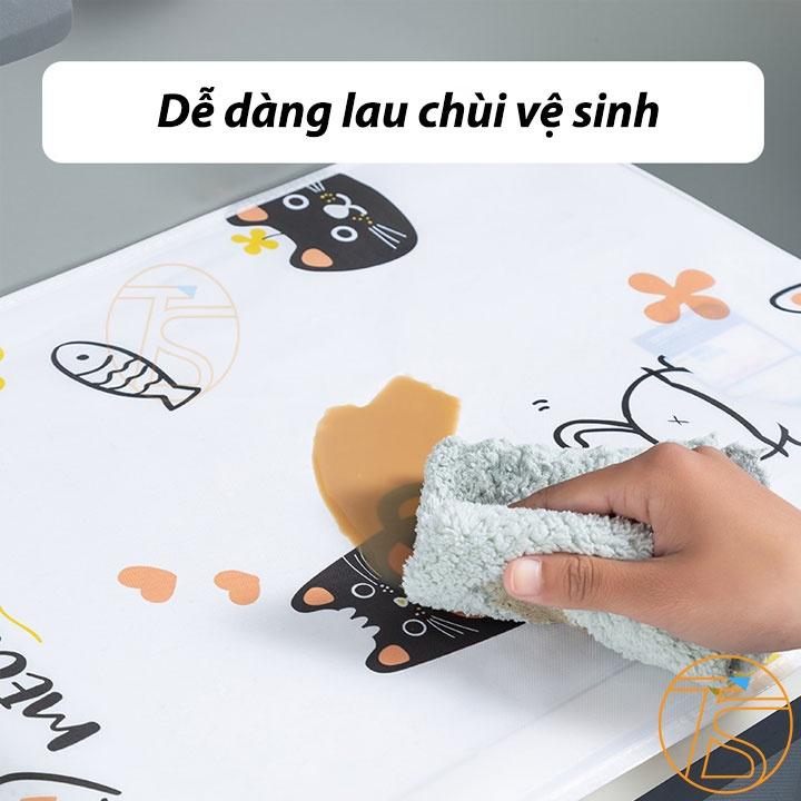 Áo Trùm Lò Vi Sóng PEVA Chống Bụi, Chống Thấm Nước Có Túi Đựng Đồ 2 Bên 85x35cm