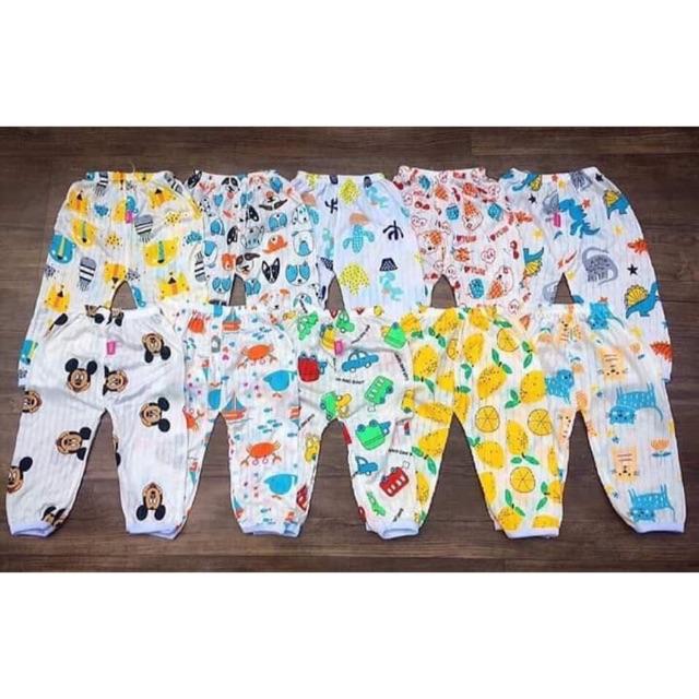 Set 10 Quần dài cotton giấy