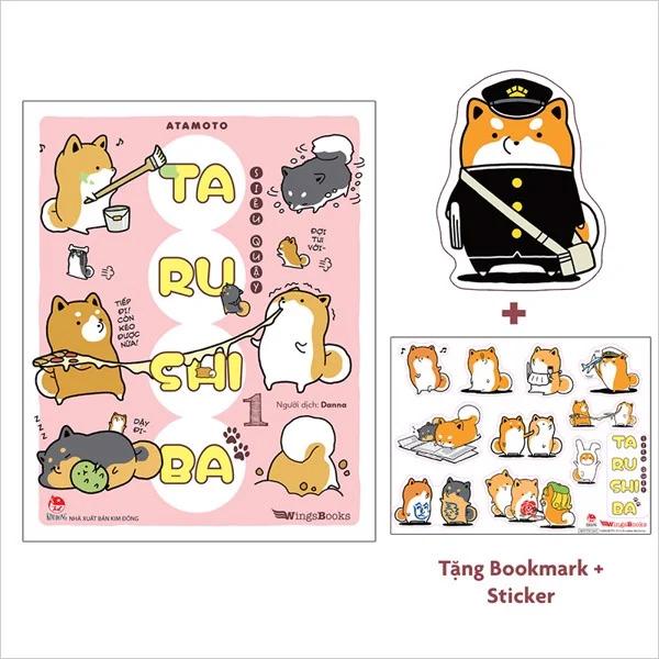 Truyện tranh Tarushiba siêu quậy - Tập 1 - In màu 100% - Tặng kèm Bookmark và Sticker - NXB Kim Đồng