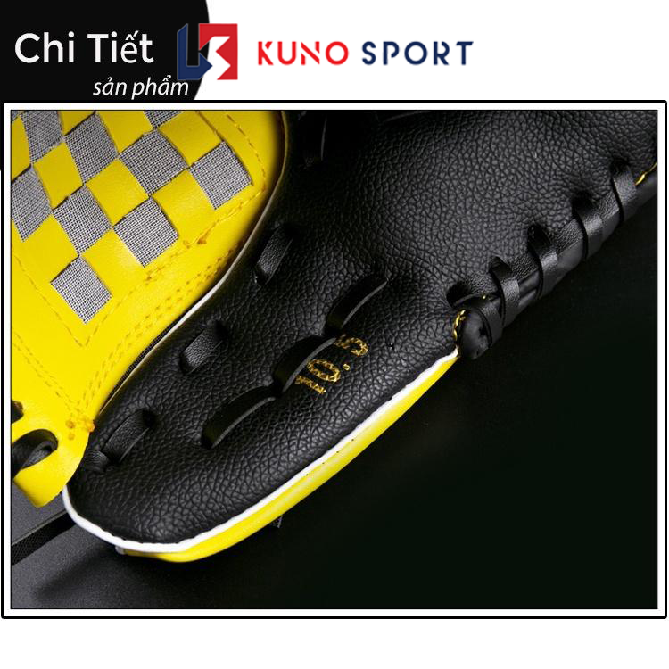 Găng tay bóng chày da pu  KUNOSPORT size tay 10,5/11,5/12,5inch găng tay chơi bóng chày cao cấp