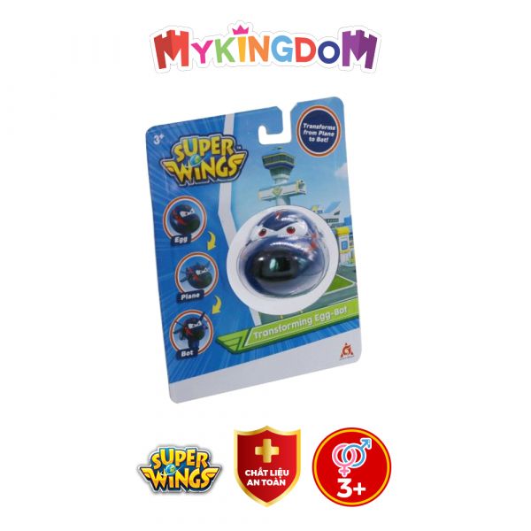 Trứng Biến Hình Robot Chace Điệp Viên SUPERWINGS YW720563