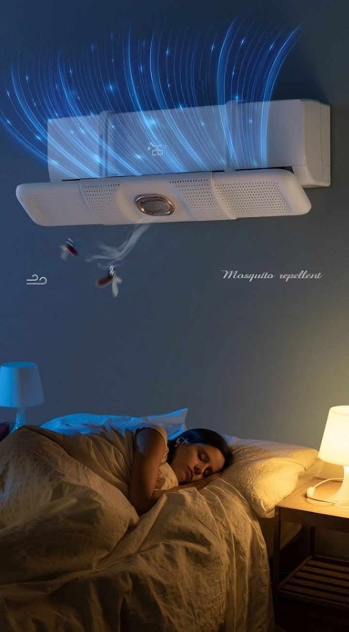 Tấm Chắn Gió Điều Hòa 8D Spacing Air Tạo Hương Thơm - Home and Garden