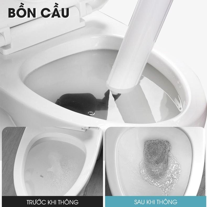 SÚNG THÔNG BỒN CẦU , SÚNG THÔNG TẮC BỒN CẦU BẰNG KHÍ NÉN SỐ 1 với khớp quay 360 độ