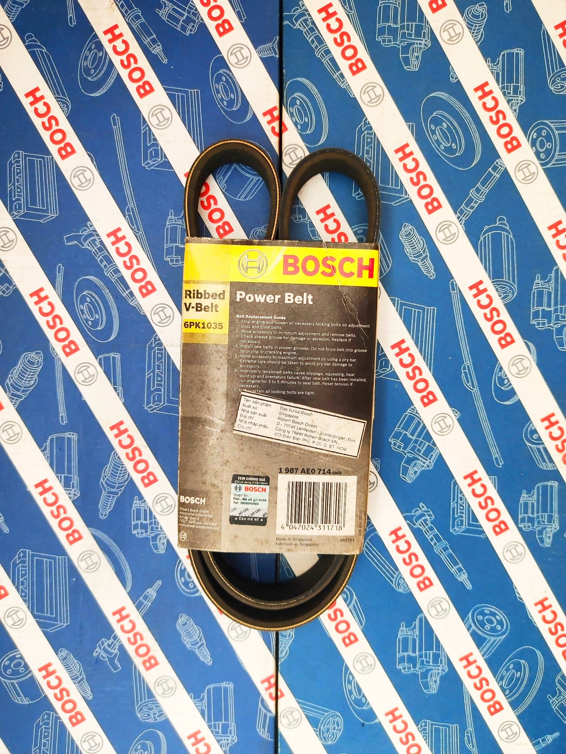 Dây Curoa Toyota Camry 3.0, Avalon 3.0 Lexus ES300 RX330 - Bosch 6PK1035