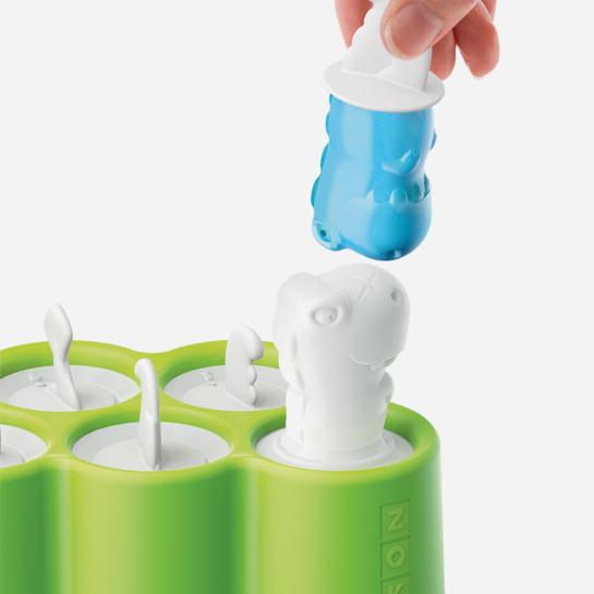 Bộ khuôn kem Dino - 6 khuôn - ZOKU ZK130 - Hàng Chính Hãng