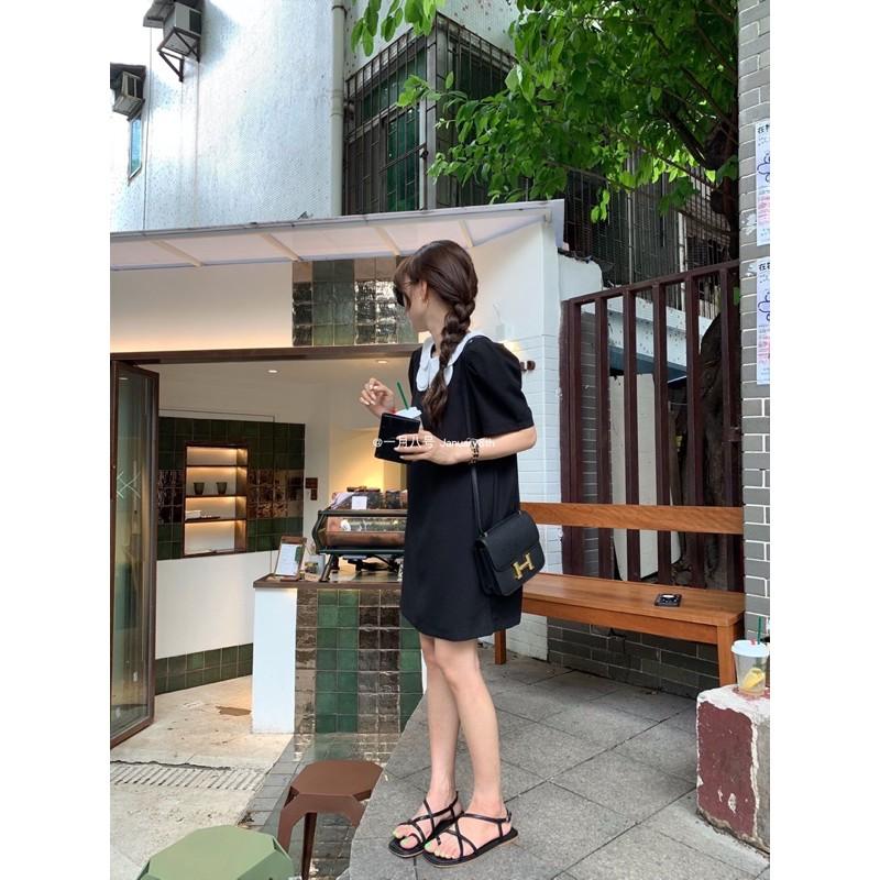 Váy cổ bèo sen 2 lớp