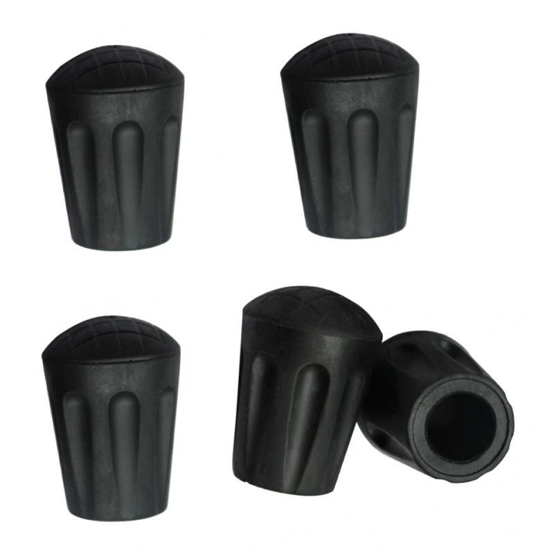 Trekking Poles Tips Walking Stick Caps Pads Shock-Absorbing Lightweight