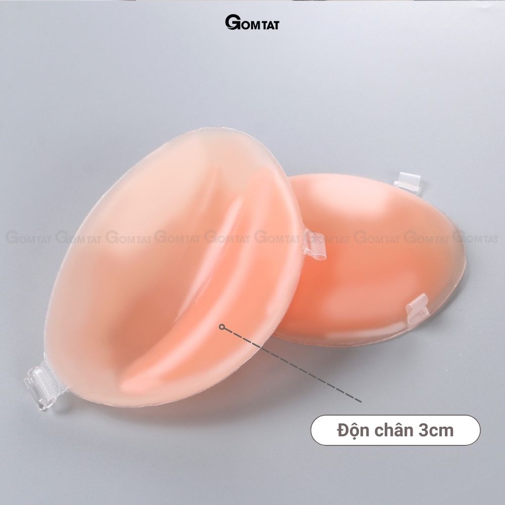 Áo dán ngực GOMTAT hỗ trợ định hình vòng một, lớp keo bám dính chắc chắn, chất liệu silicon an toàn cho da - SA-4949
