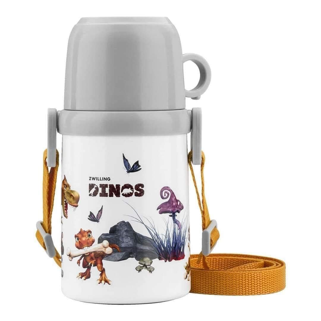 BÌNH GIỮ NHIỆT CHO BÉ ZWILLING DINOS có nắp 380 ml Hàng chính hãng