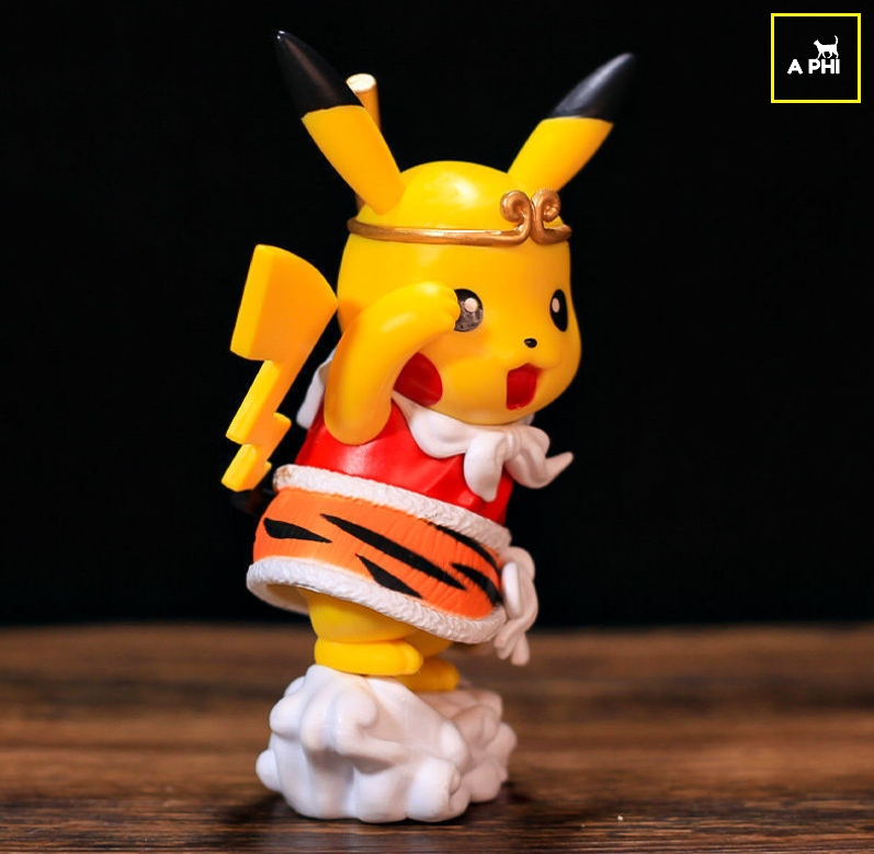 Mô hình Pikachu cosplay Tây Du Ký siêu ngầu trang trí tặng quà để bàn