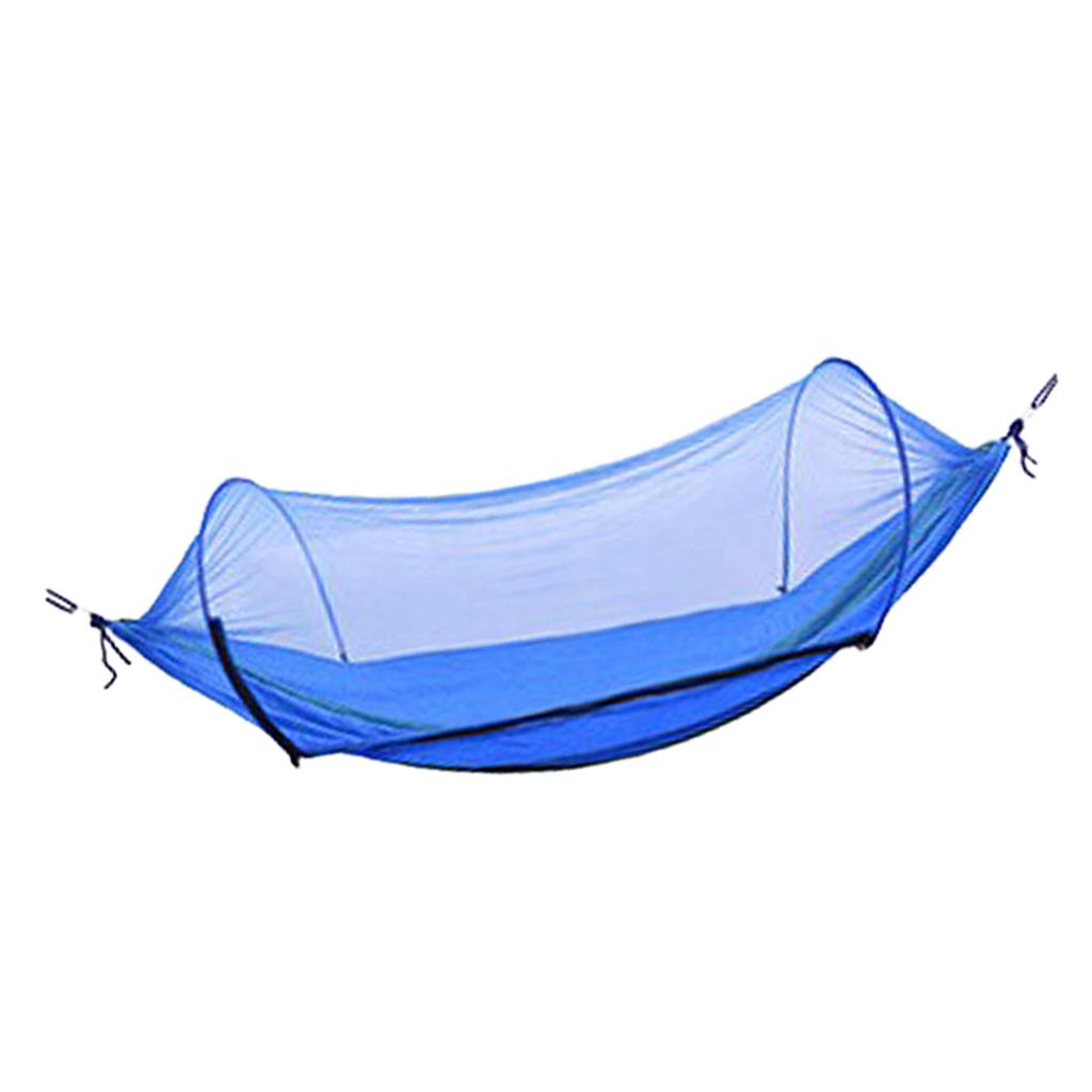 Outdoor Camping Hammock Boat Shape Bed with Prevent Bites Net