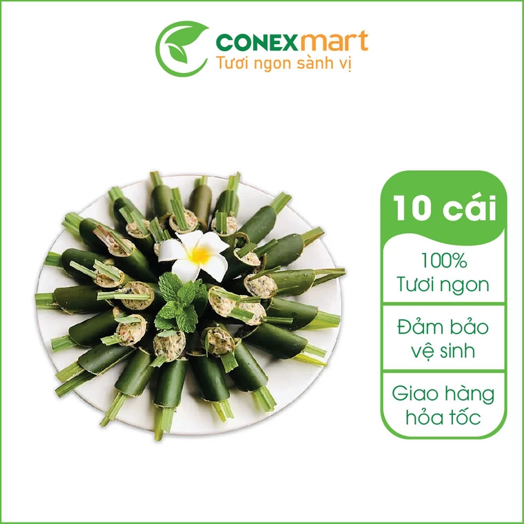 Chả Ốc Ống Nứa - Khay 20 Ống