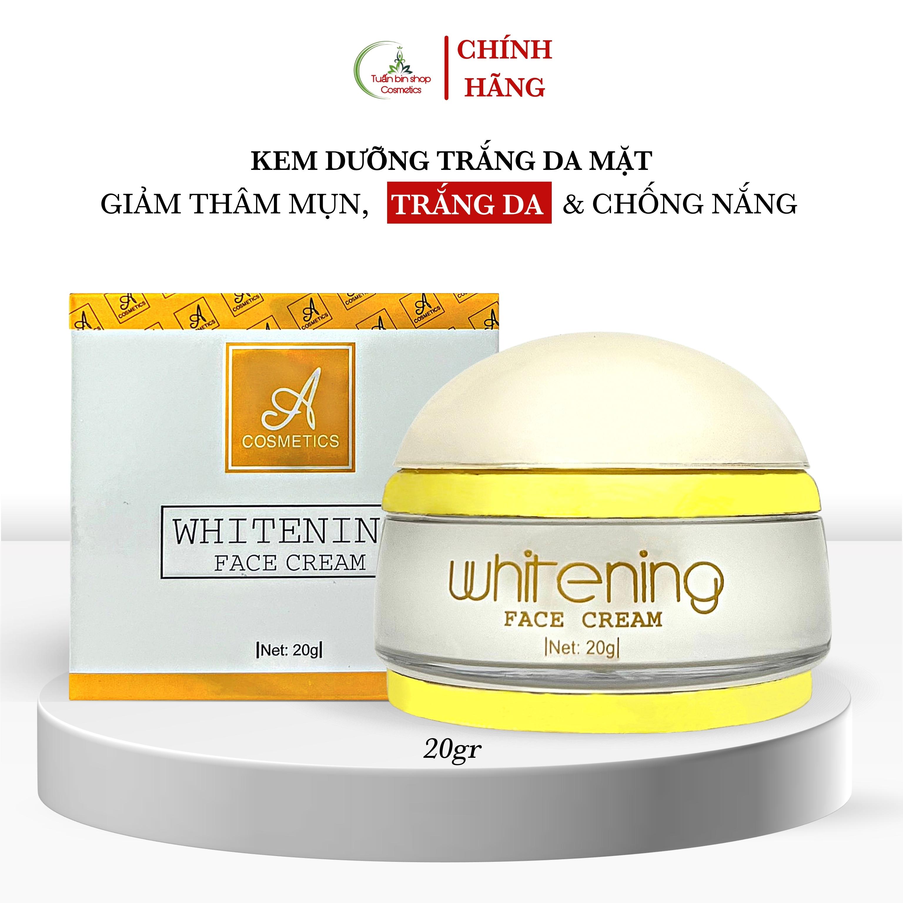 Kem face pháp Acosmetics, dưỡng trắng da mặt 20g