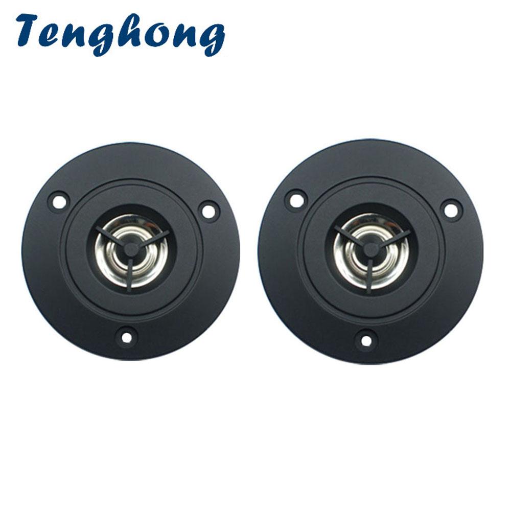 Tenghong 2 Chiếc 3 Inch 4Ohm 10W Âm Thanh Loa Treble Loa Stereo 74 Mm Tweeter Cho Rạp Hát Tại Nhà DIY Color: Silver