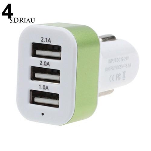 Củ sạc nhanh 3 cổng usb cho iPhone Samsung