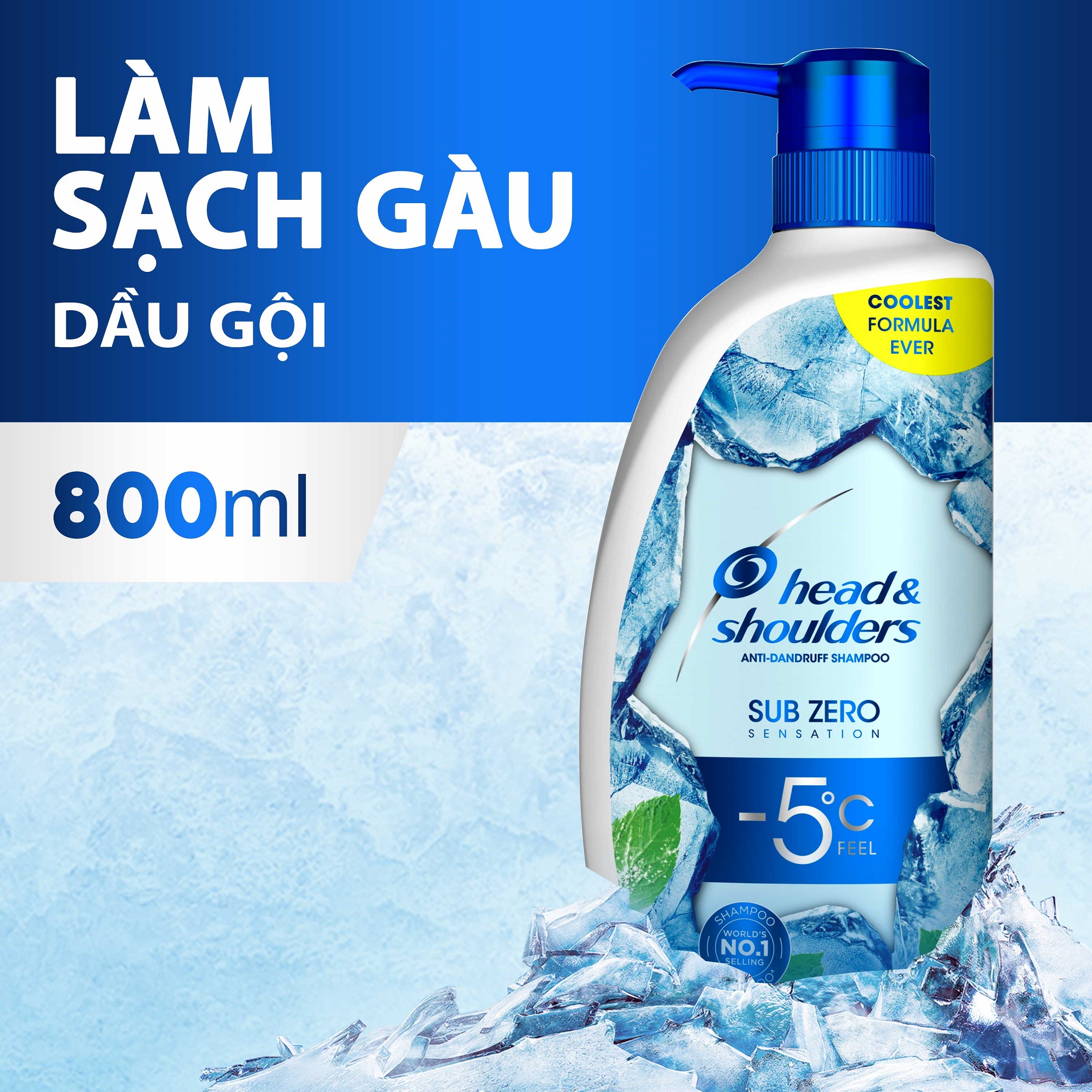 Dầu Gội Làm Sạch Gàu Head & Shoulders Sub-zero