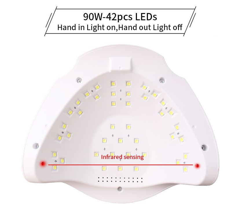 Máy sấy hơ gel sơn móng tay SUNX7 - Công nghệ hong khô LED UV