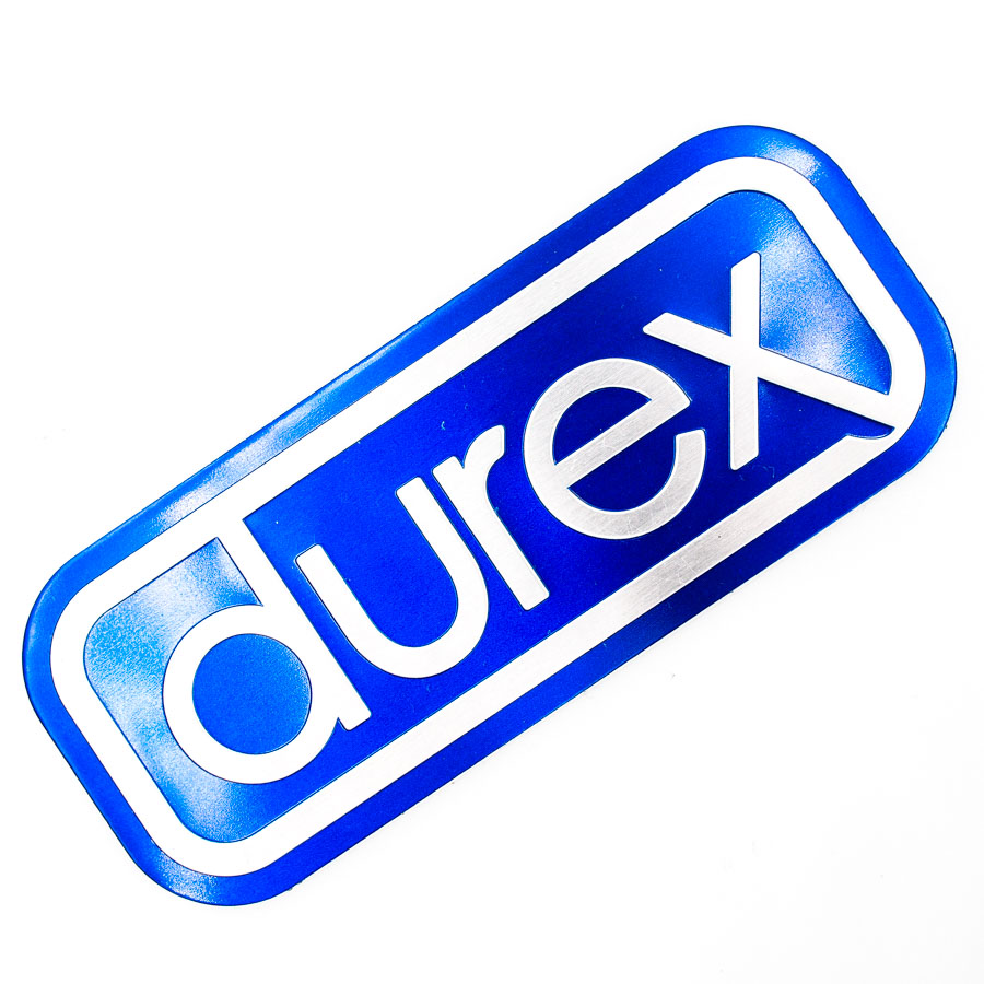 Durex - Sticker metal hình dán kim loại