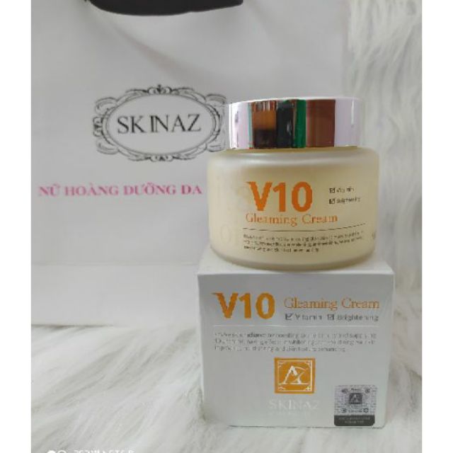 Kem Dưỡng Trắng Da V10 Skinaz Hàn Quốc mẫu 2020(100ml)