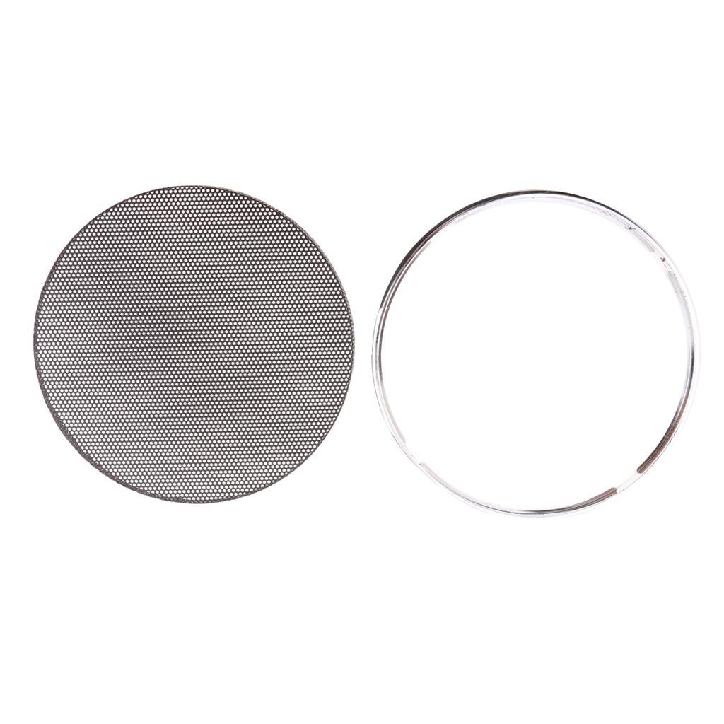 Mesh Car Speaker Subwoofer Grille Grill with 1 Rings 4 inch
