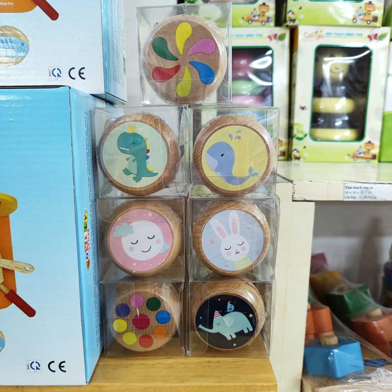 Đồ chơi yoyo bằng gỗ cao cấp, yoyo gỗ beech an toàn cho bé - Đồ chơi vận động tại nhà
