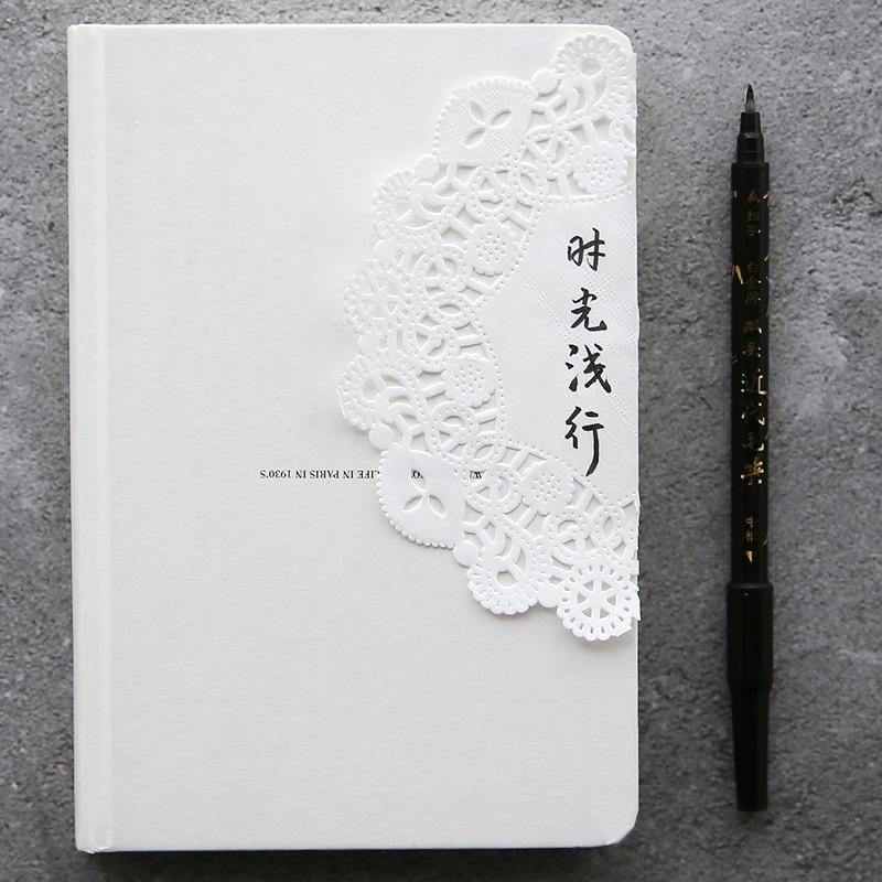 S81 - Set 10 tờ giấy ren trắng vintage cổ điển Paper Doyleys trang trí sổ bullet journal