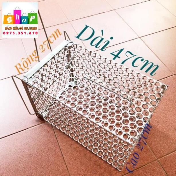 Bẫy lồng chuột cỡ trung 40x20x20cm - Hàng sắt Nam Định Loại 1