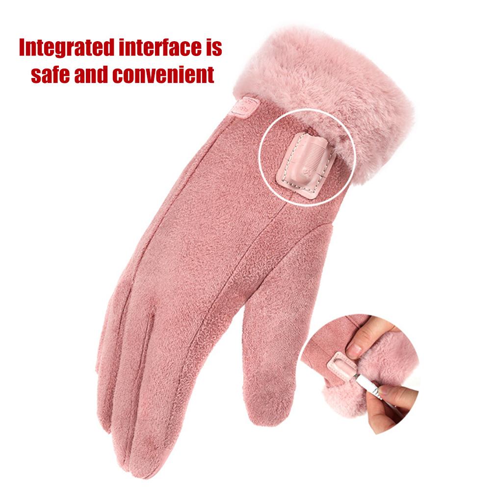 Găng tay đi xe đạp mùa đông Găng tay xe máy Windproof Găng tay nóng găng tay nhiệt găng tay Găng tay người đàn ông Người đàn ông ấm tay Color: B-Khaki