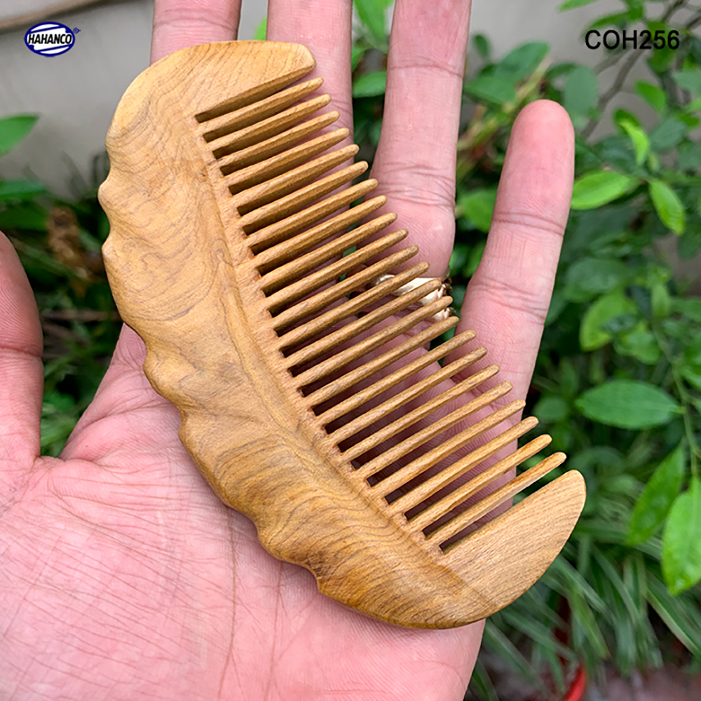 Lược múi bưởi gỗ thơm ️COH256 - Chăm sóc tóc