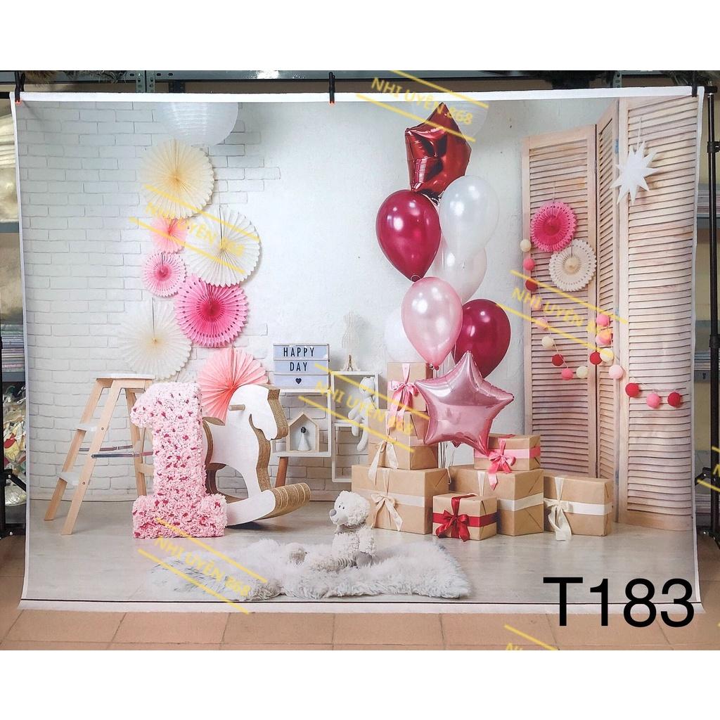 Thảm vải chụp ảnh / Thảm vải treo tường /  Tranh vải decor tiệc sinh nhật cho bé