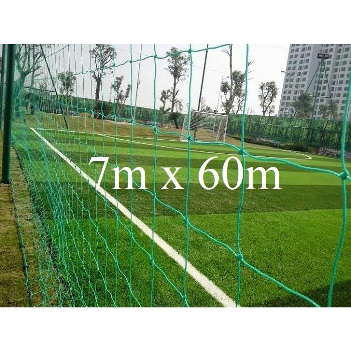 Lưới rào sân- Chắn bóng- Quây sân- Cao 7m dài 60m - sợi PE bền trên 5 năm