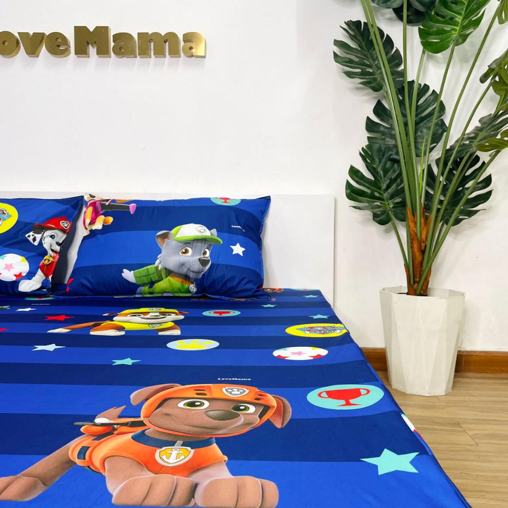 Ga chống thấm Cotton chó cứu hộ Paw Patrol cho bé LoveMama