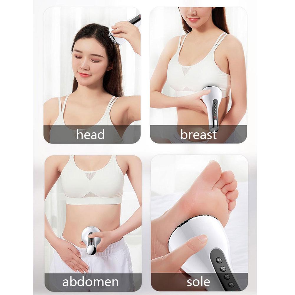 Máy massage xung điện 9 cấp độ cơ thể không dây pin sạc Spa Body cao cấp - tặng kèm 5 chai tinh dầu WormWood