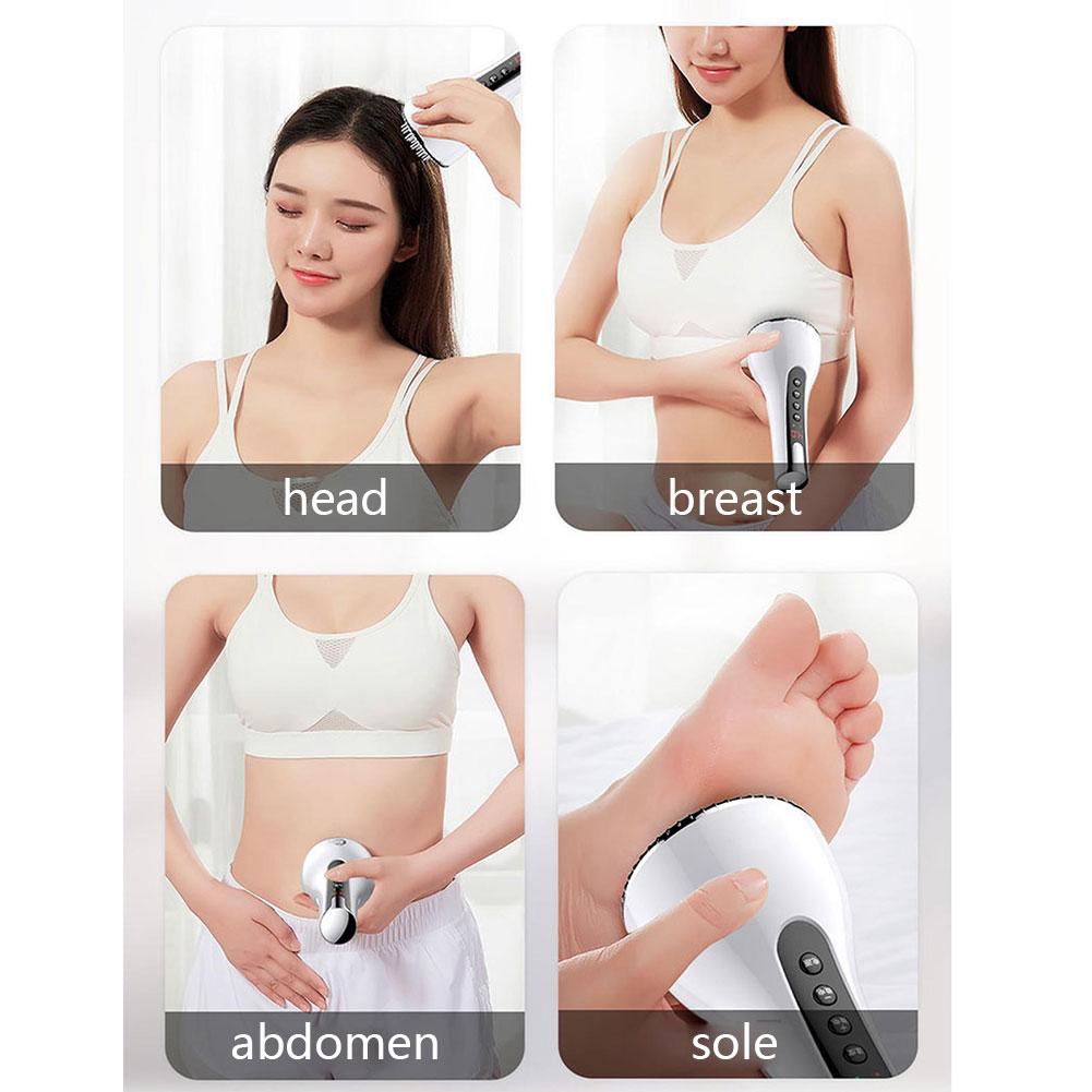 Máy massage xung điện đa vùng trên cơ thể không dây pin sạc 9 cấp độ RASTU Body cao cấp - tặng kèm 5 chai tinh dầu WormWood