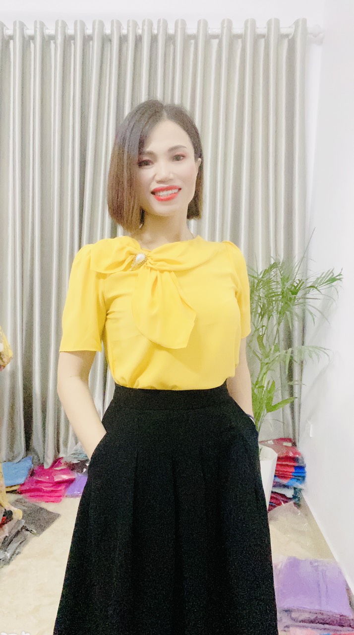 [ SALE SHOCK TRONG 3 NGÀY) Áo sơ mi kiểu HULIBI Áo sơ mi nữ cao cấp chất lụa mềm mịn thoáng mát